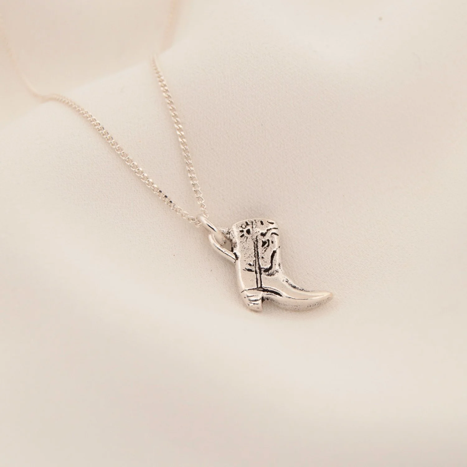 Cowboy Boot Necklace — Harmony Jewelry & Co